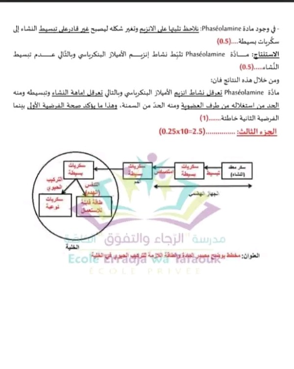 اختبار الفصل الأول في العلوم طبيعية للسنة اولى ثانوي مع الحل  اختبار الثلاثي الأول في العلوم طبيعية والحياة مواضيع الفصل الأول مع الحل